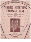 Number Something Faraway Lane sheet music