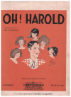 Oh! Harold (1923) sheet music
