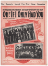 (Oh! What Big Eyes You Have - Oh! What Sweet Lips You Have) Oh! If I Only Had You 1926 sheet music