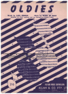 Oldies used sheet music