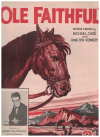Ole Faithful (1924) sheet music