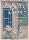 Pal Of My Dreams (1923) sheet music