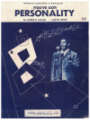 (You've Got) Personality used sheet music