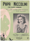 Papa Niccolini (The Happy Cobbler) 1941 sheet music