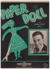 Paper Doll 1942 sheet music