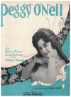 Peggy O'Neil (1921) sheet music