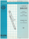 Romance for Grade 2 Trombone and Piano by A Rubinstein used original sheet music score for trombone solo with piano accompaniment arranged Leonard B Smith 
edited Leonard V Falcone (Belwin First Division Band Course) for sale in Australian second hand music shop