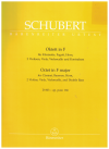 Schubert Octet in F Major for Clarinet Bassoon Horn 2 Violins Viola 
Violoncello and Double Bass D 803 Op.Post.166 edited Arnold Feil Barenreiter Urtext BA5617 Urtext of the New Schubert Edition new complete set of parts