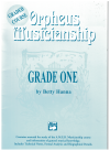 Orpheus Musicianship Graded Course Grade One (Reprint 2002 of Revised 1997 Edition) by Betty Hanna (NEW BOOK 2002) ISBN 1875709266 
book for sale in Australian second hand music shop
