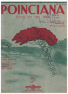 Poinciana (Song Of The Tree) (Le Cancion del Arbol) 1936 sheet music