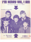 I'm Henry VIII I Am (I'm Henry The Eighth, I Am) ((I'm Henery The Eighth, I Am)(1965) by Fred Murray R P Weston Herman's Hermits used original piano sheet music score for sale in Australian second hand music shop