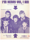 I'm Henry VIII I Am (1965) Herman's Hermits used sheet music