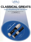 Junior Guest Spot Classical Greats Easy Playalong For Recorder by Daniel Scott Book/CD ISBN 0711991448 AM972378 
used recorder music book for sale in Australian second hand music shop