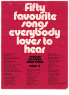 Fifty Favourite Songs Everybody Loves To Hear Series 3 Book 13