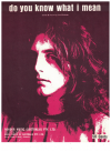 Do You Know What I Mean 1971 used sheet music