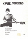 Cruel To Be Kind used sheet music
