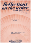 Reflections On The Water (Looking Down At Me) (1948) sheet music