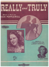 Really And Truly (1943) sheet music