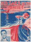 Red Sails In The Sunset (1935) sheet music