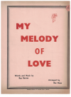 My Melody Of Love used sheet music