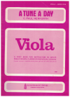 A Tune A Day Viola Book One by C Paul Herfurth (1967) used viola method book for sale in Australian second hand music shop