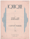 Clifton Parker Iquique for Violin and Pianoforte Score and Part used original sheet music score for sale in Australian second hand music shop