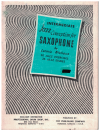 Intermediate Jazz Conception For Saxophone by Lennie Niehaus (1964) used saxophone method book for sale in Australian second hand music shop