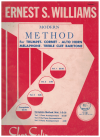Modern Method For Trumpet Cornet Alto Horn Melaphone Treble Clef Baritone Volume 1 by Ernest S Williams (1936) 
used brass instrument method book for sale in Australian second hand music shop
