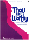 Thou Art Worthy (1979) sheet music