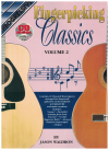 Progressive Fingerpicking Classics Volume 2 by Jason Waldron (2000. Book/CD ISBN 1875726500 Koala Publications CP-72650 
used classical guitar book for sale in Australian second hand music shop