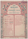 The Rosary (Le Rosaire) (Der Rodenkranz) (1898) sheet music