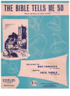 The Bible Tells Me So used sheet music