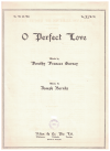 O Perfect Love (1934) sheet music