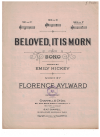 Beloved, It Is Morn sheet music