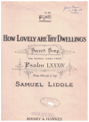 How Lovely Are Thy Dwellings sheet music