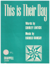 This Is Their Day (1970) sheet music