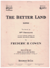 The Better Land (c.1910) sheet music