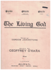 The Living God 1920 sheet music