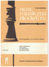 Helmut Bornefeld: Zwei Suiten fur Altblockflote (Querflote) allein (Gerhard Braun) (1960) 
used recorder music for sale in Australian second hand music shop