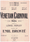 Venetian Carnival vocal duet sheet music