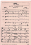 Handel Minuet from 'Berenice' for SATB sheet music