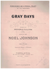 Gray Days vocal duet vocal duet sheet music