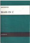 Beethoven Mass in C Op.86 for Soprano, Alto, Tenor & Bass Soli, SATB & Orchestra