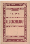 Bach The Spirit Also Helpeth Us Motet for Double Choir Score