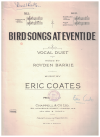 Bird Songs At Eventide vocal duet sheet music