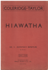 Hiawatha No.3 Hiawatha's Departure, Op.30 No.4 Vocal Score