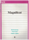 Bach Magnificat In D (BWV 243) Vocal Score