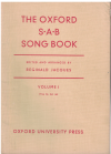 The Oxford SAB Song Book Volume I