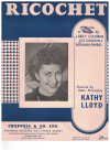 Ricochet (Rick-o-shay) used sheet music