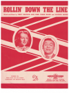Rollin' Down The Line 1953 used sheet music